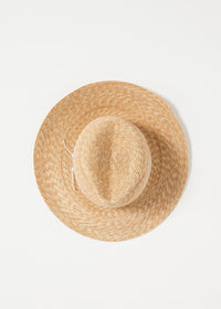 Thumbnail for Wrapped Up Hat in Straw/White