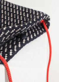 Thumbnail for Wool Shoulder Pouch in Black/White