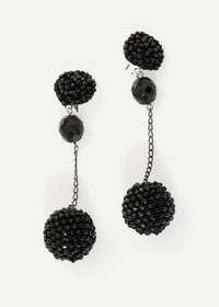 Thumbnail for Drop Cluster Earring in Black