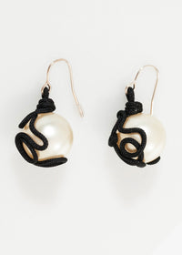 Thumbnail for Float Bead Earring in Pearl