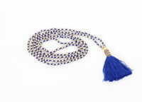 Thumbnail for Prayer Bead Necklace in Grey/Blue