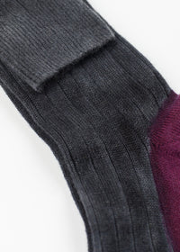 Thumbnail for Cashmere Knit Sock in Grey